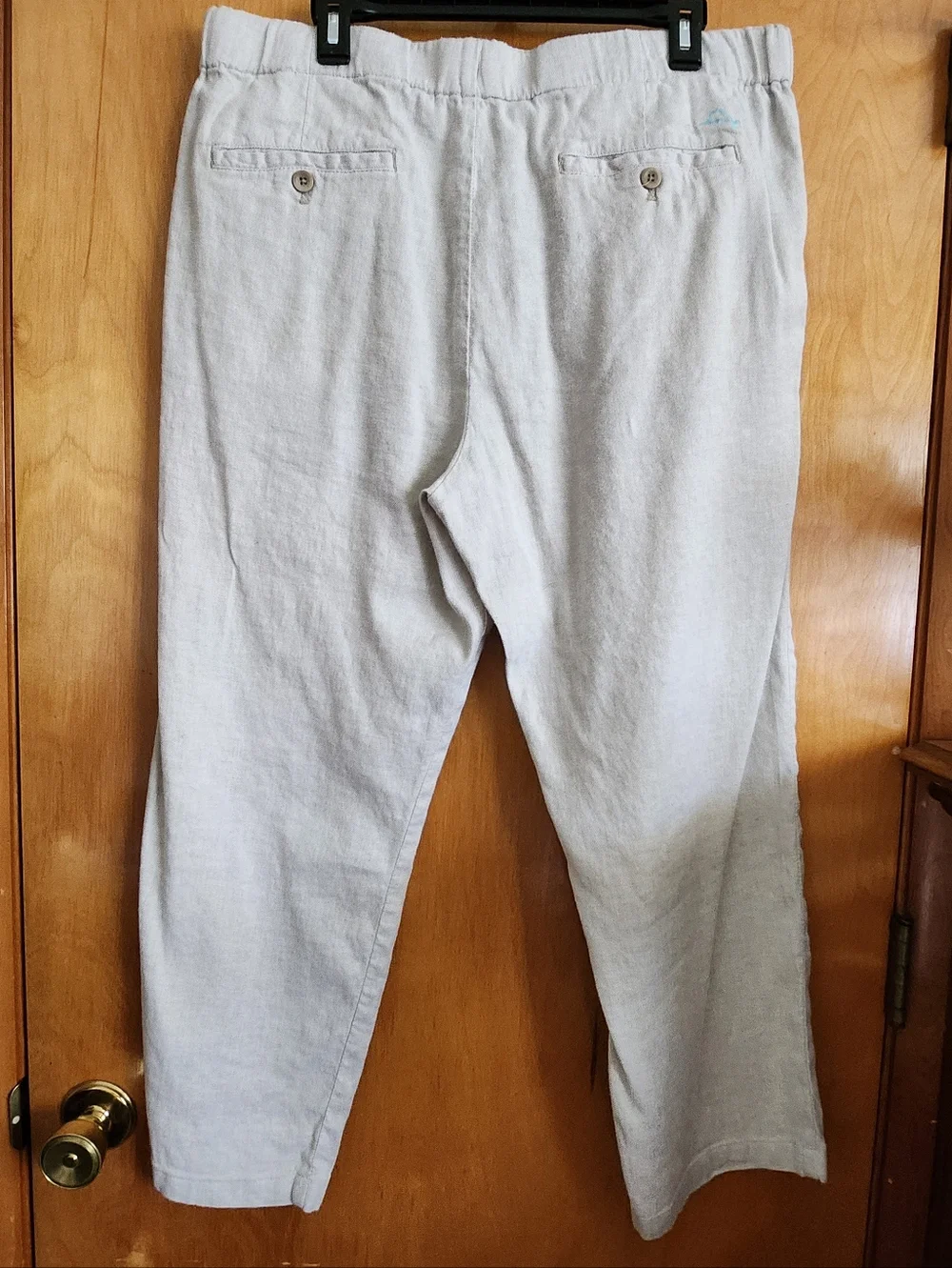 Tommy Bahama-Beach Linen Cropped Length Drawstring Waist Size XL